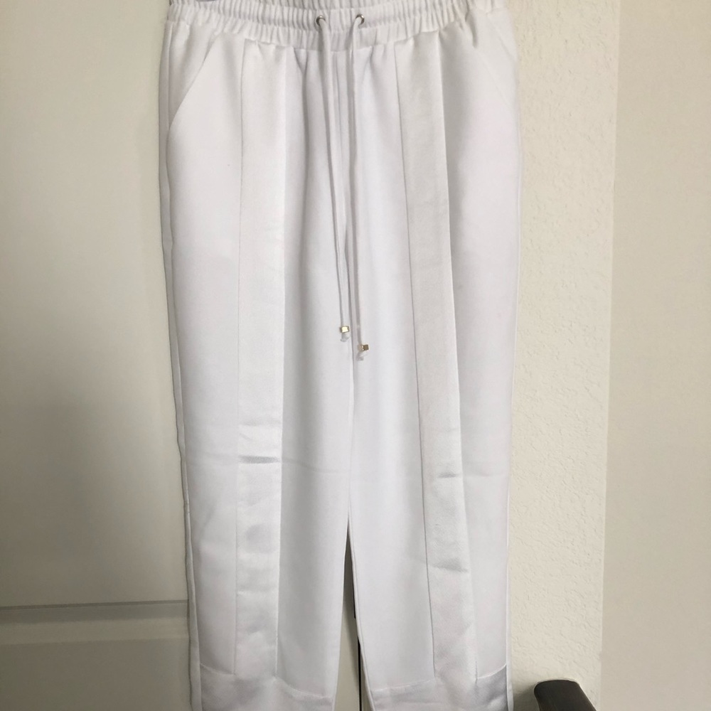 Bebe, white jogger pants